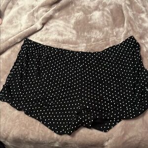 Black Polka Dot Shorts